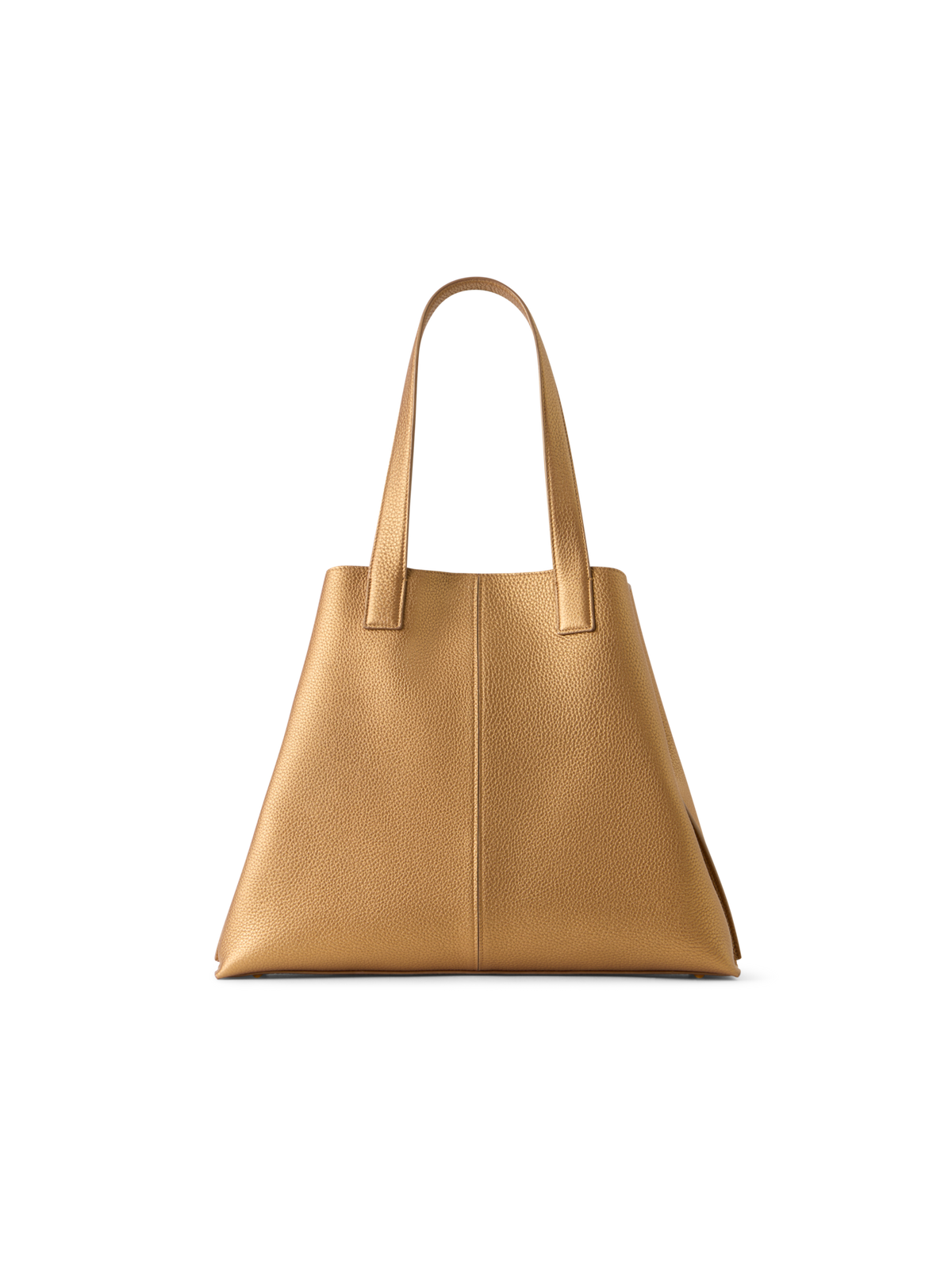 Designer Ai Medium Shoulder Tote - gold