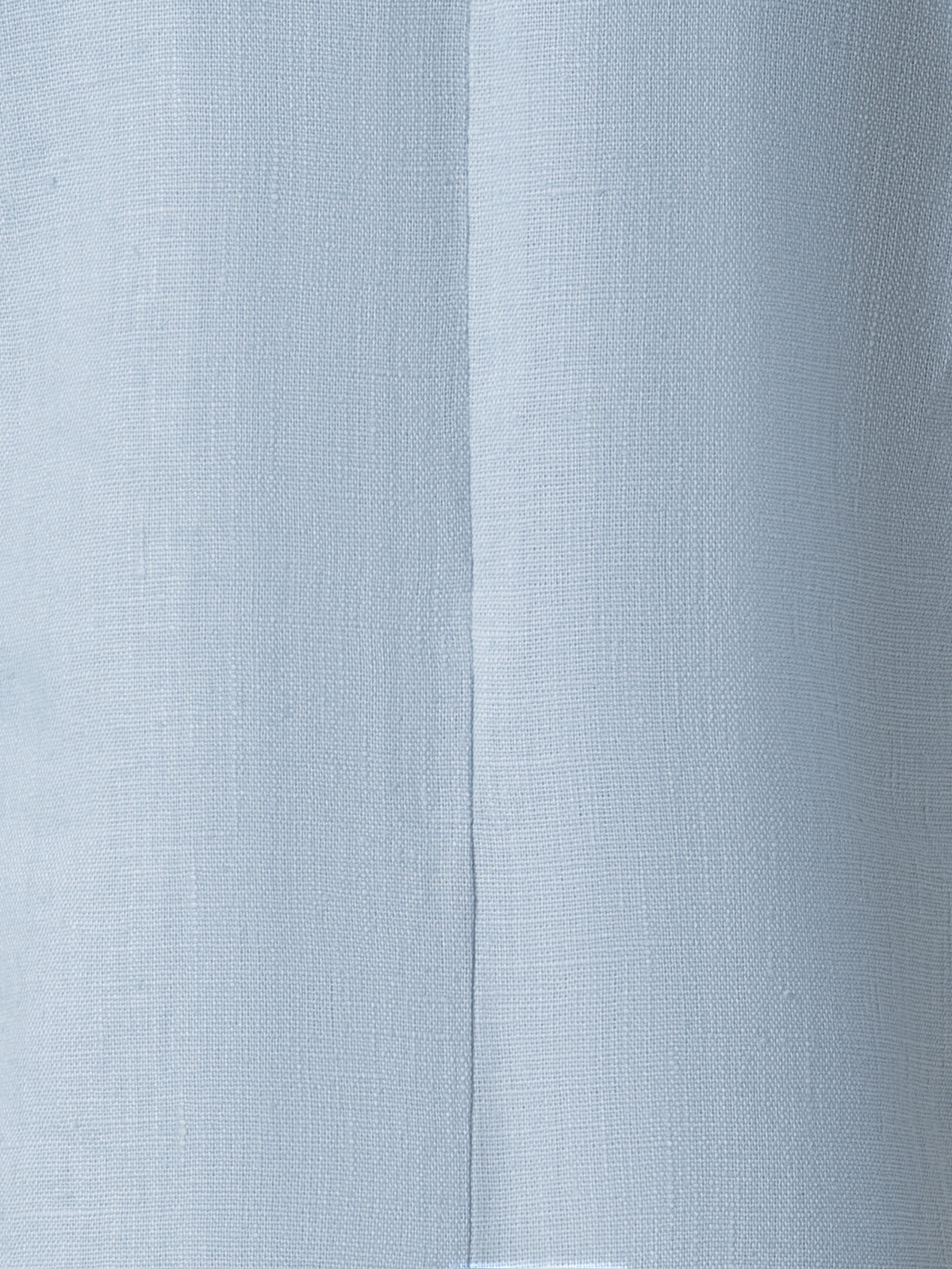 Designer Linen Blouse with 3D Carnation Detail - pastel - blue