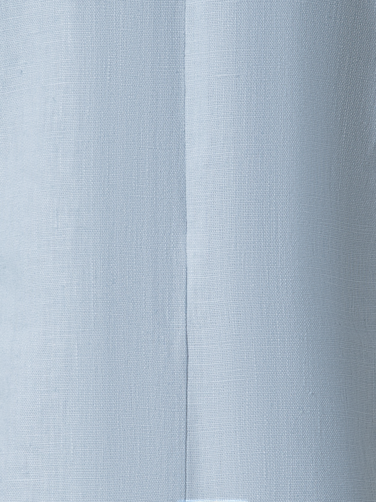 Designer Linen Blouse with 3D Carnation Detail - pastel - blue