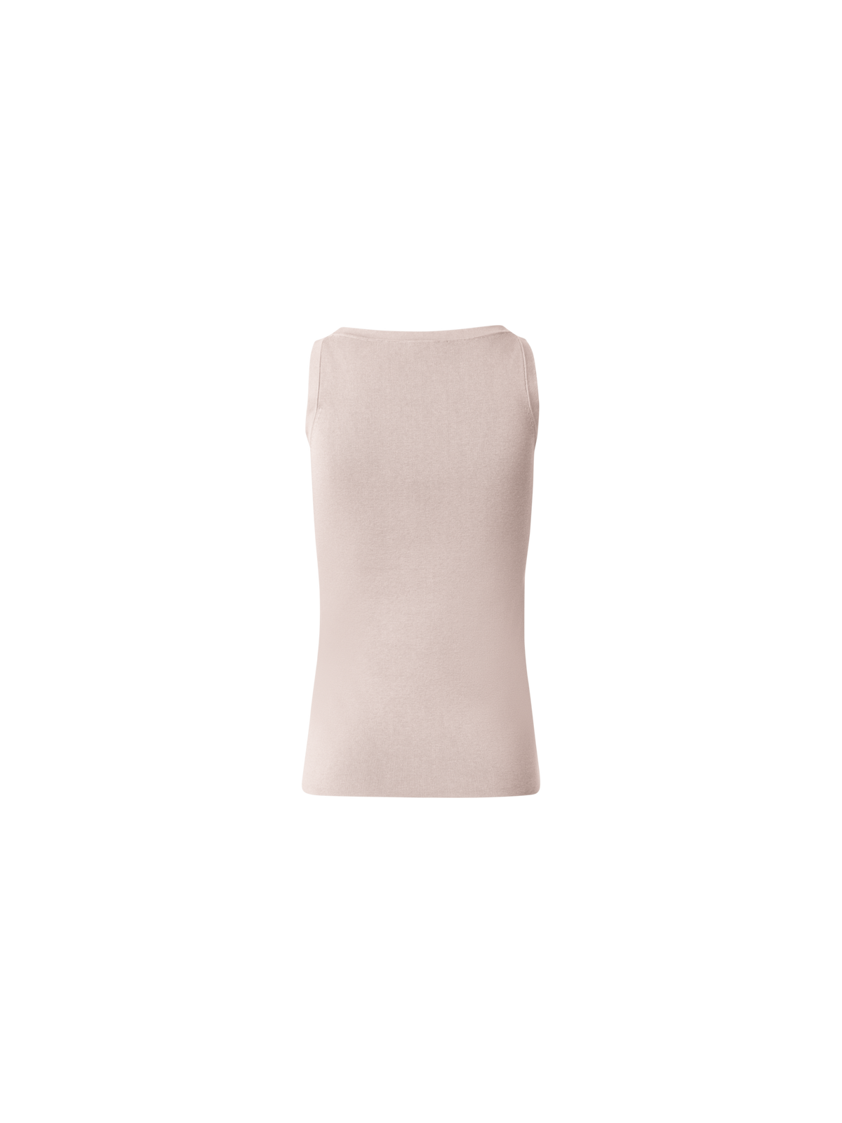 Designer Sleeveless Cotton Crew Neck Top - neutral - beige