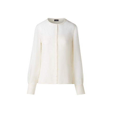 Sheer Silk Organza Blouse