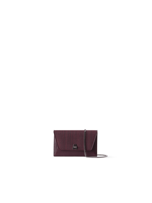 Designer Anouk Envelope Clutch - wine