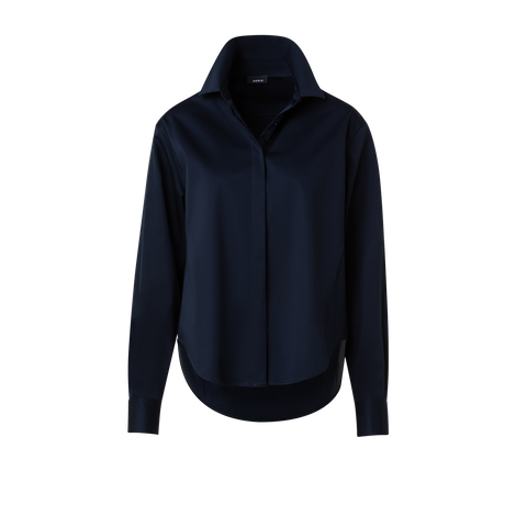 Cotton-Gabardine Blouse