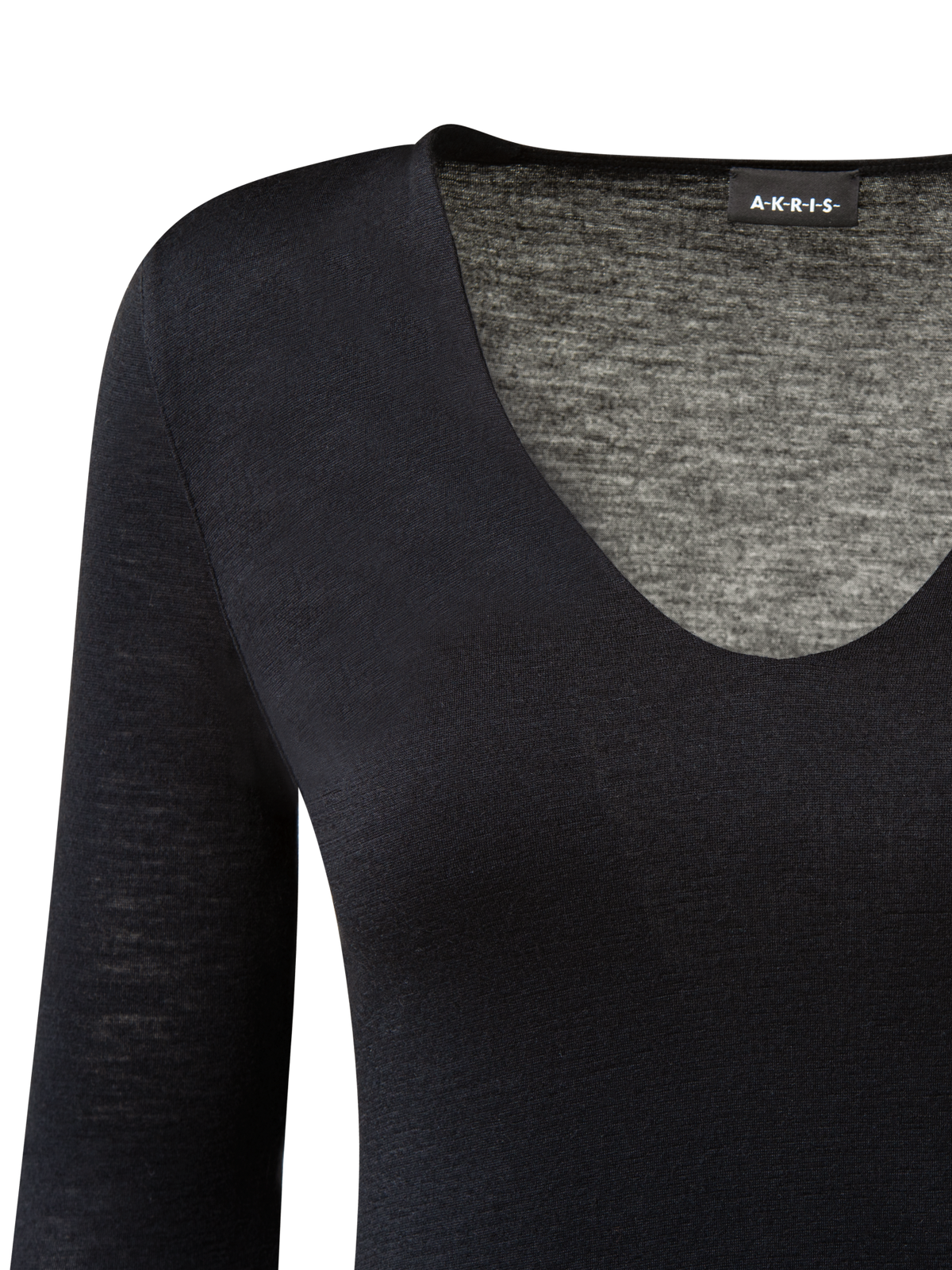 Designer Cashmere Silk Shirt - black