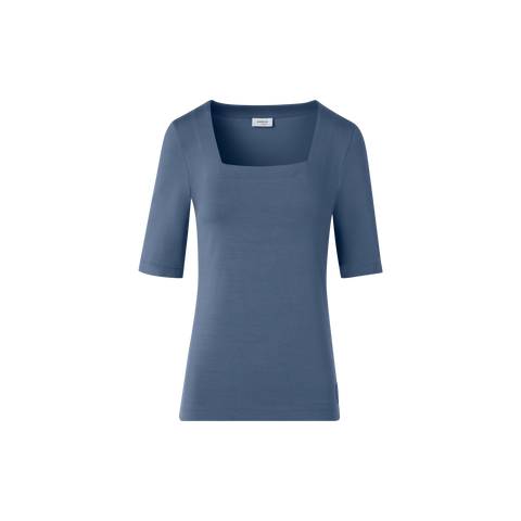 Square Neck T-Shirt in Modal