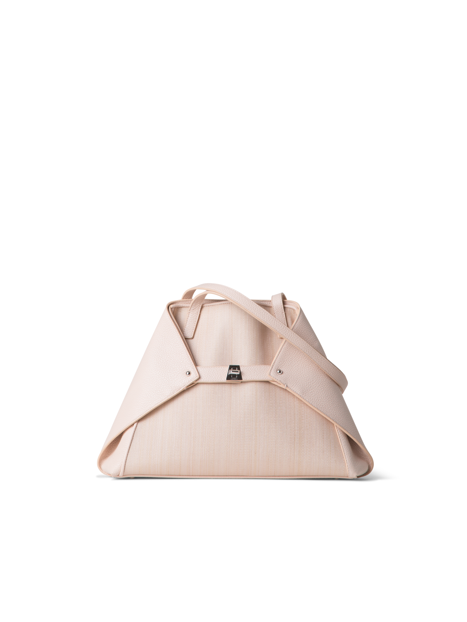 Designer Ai Small Shoulder Tote - pink - pastel