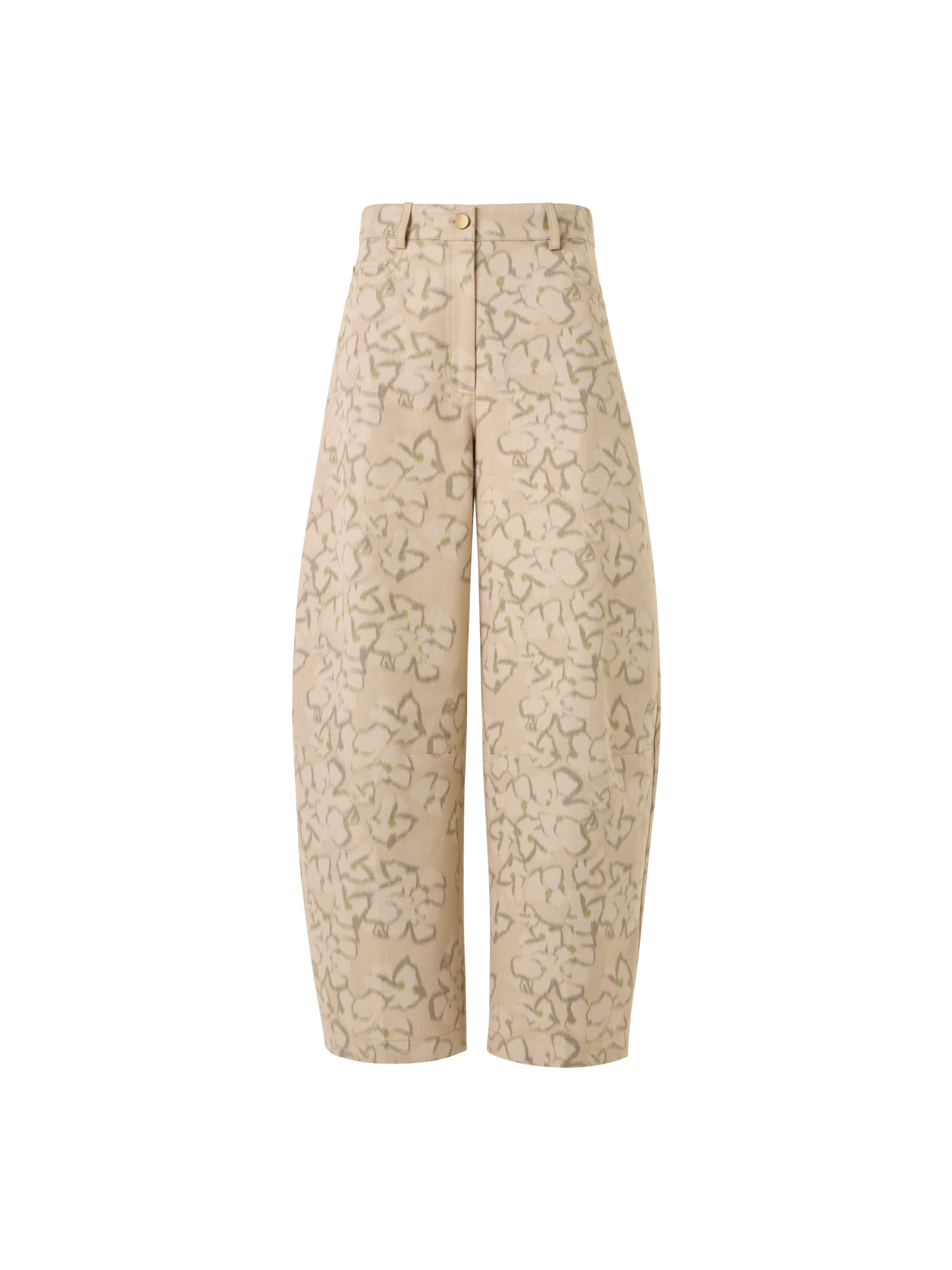 Designer Farrow Pants in Cotton Canvas - beige