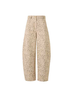 Designer Farrow Pants in Cotton Canvas - beige
