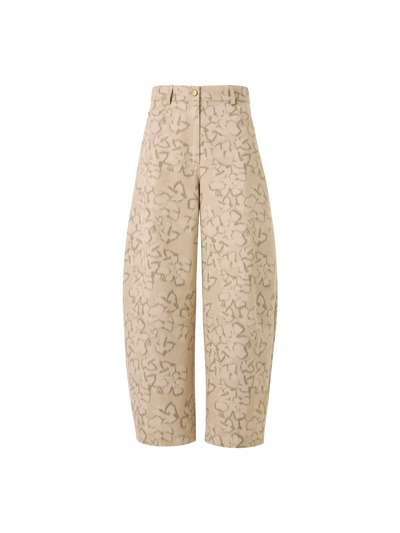 Designer Farrow Pants in Cotton Canvas - beige