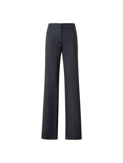 Wide Heavy Wool Flannel Pants – Akris Inc.