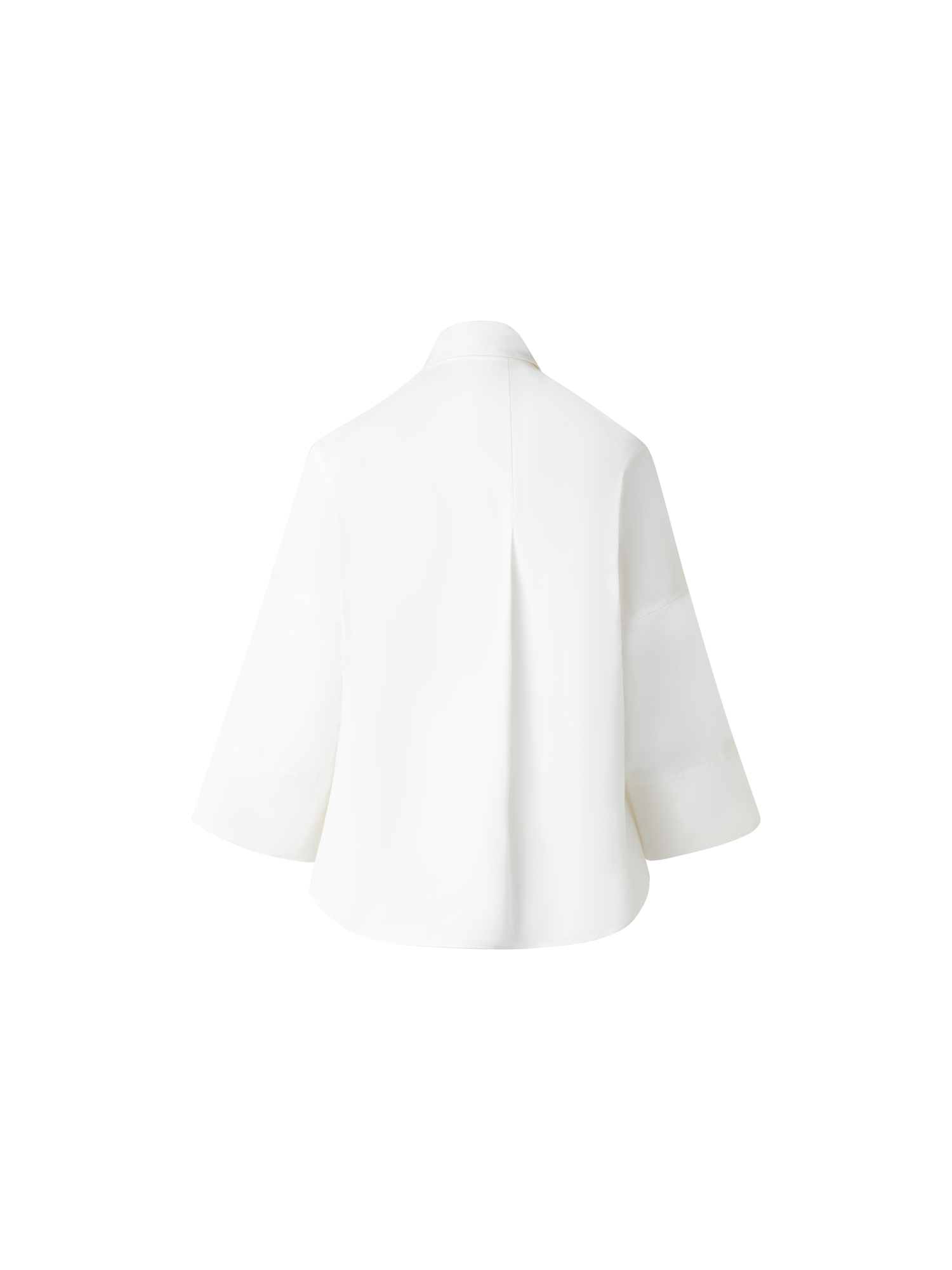 Designer Kimono Blouse with 3D Carnation Detail - neutral - ecru - white