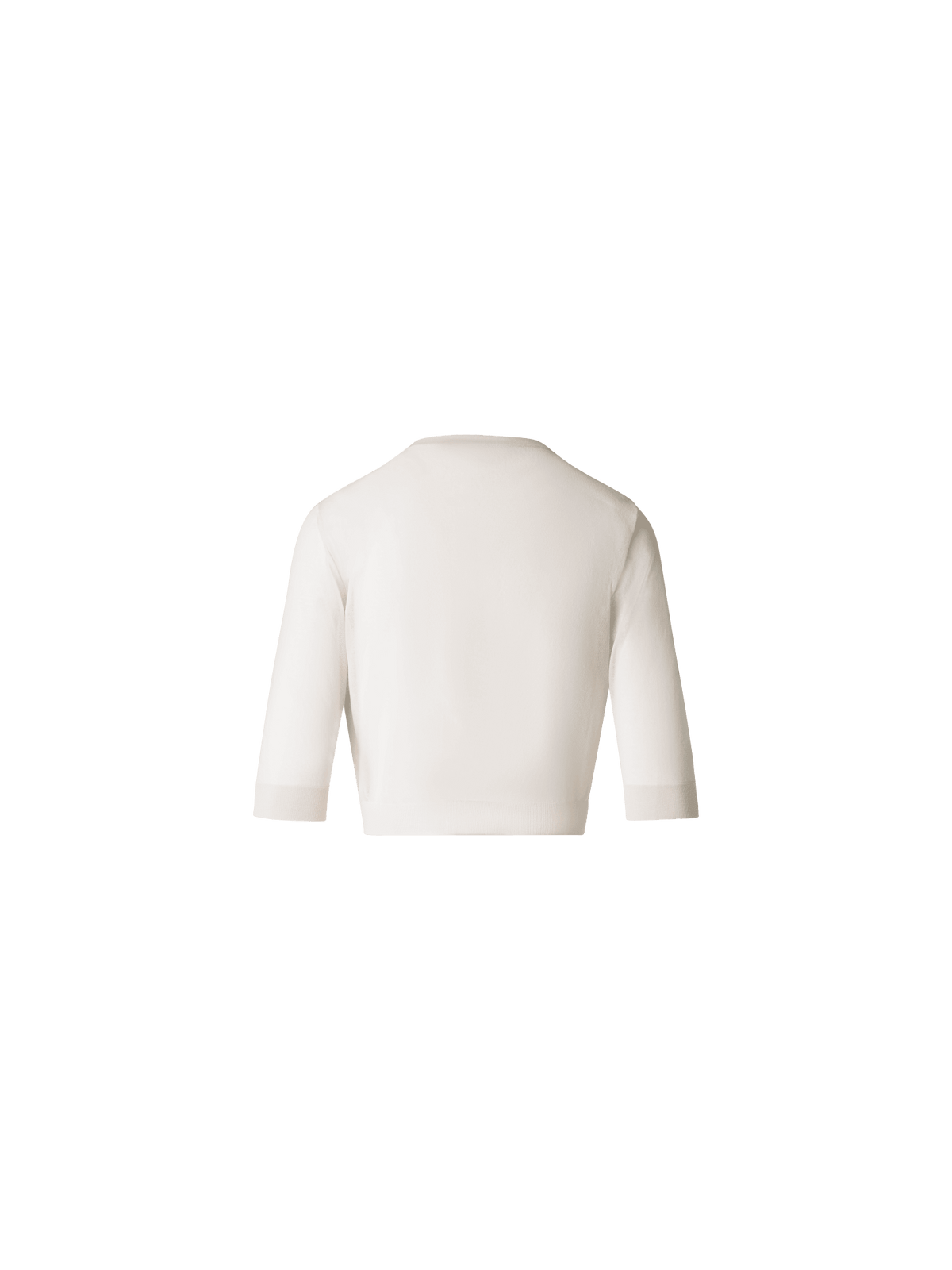 Sheer Cropped Knit Cardigan with Volume Sleeves – Akris Inc. Sheer Cropped Knit Cardigan with Volume Sleeves – Akris Inc.