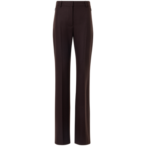 Bootcut Pants in Wool Stretch Flannel