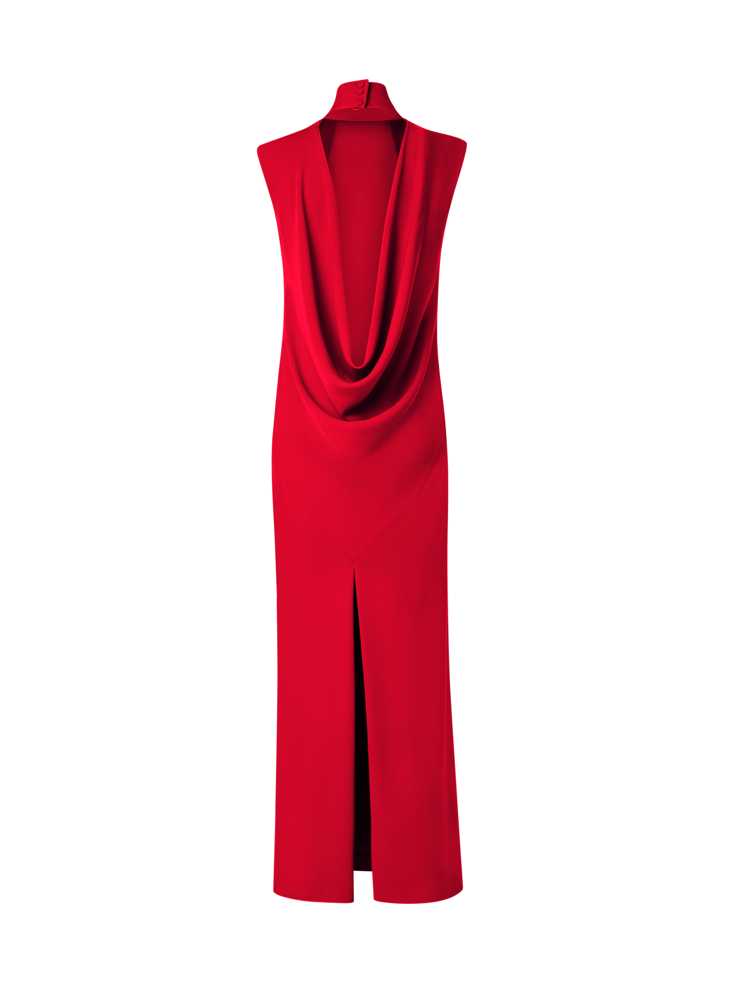 Designer Silk Crêpe Gown