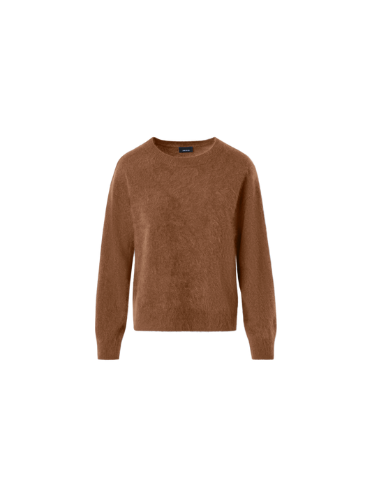 Designer Cloud Cashmere Knit Sweater - brown