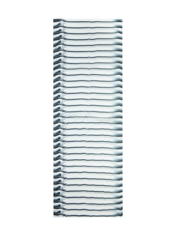 Designer Car Stripes Print Scarf