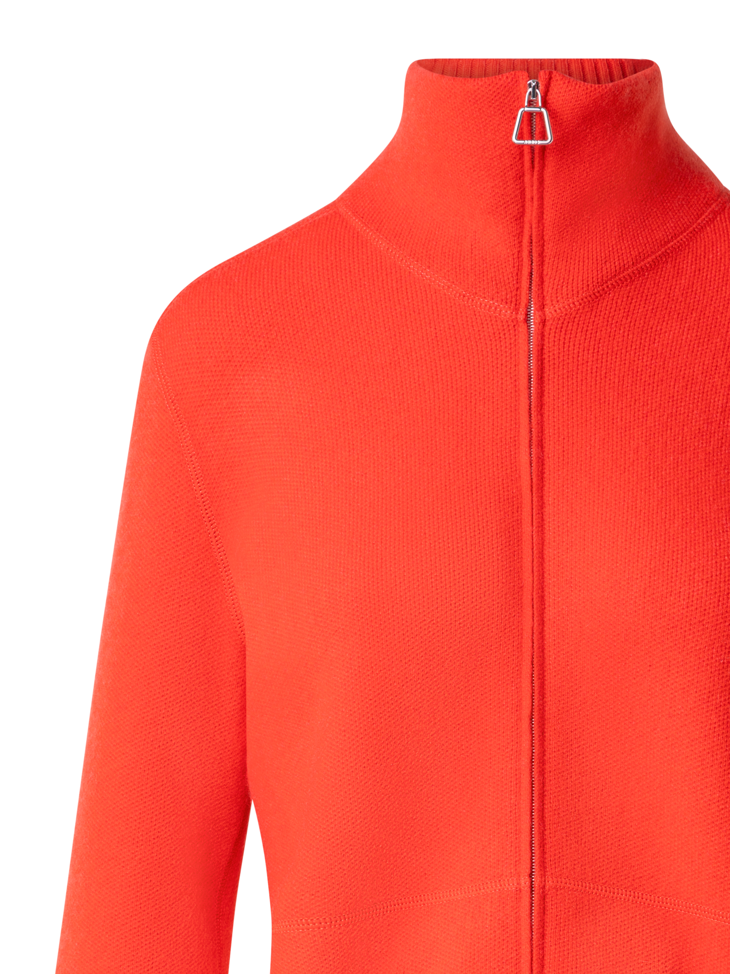 Designer 100% Cashmere Knit Cardigan - red