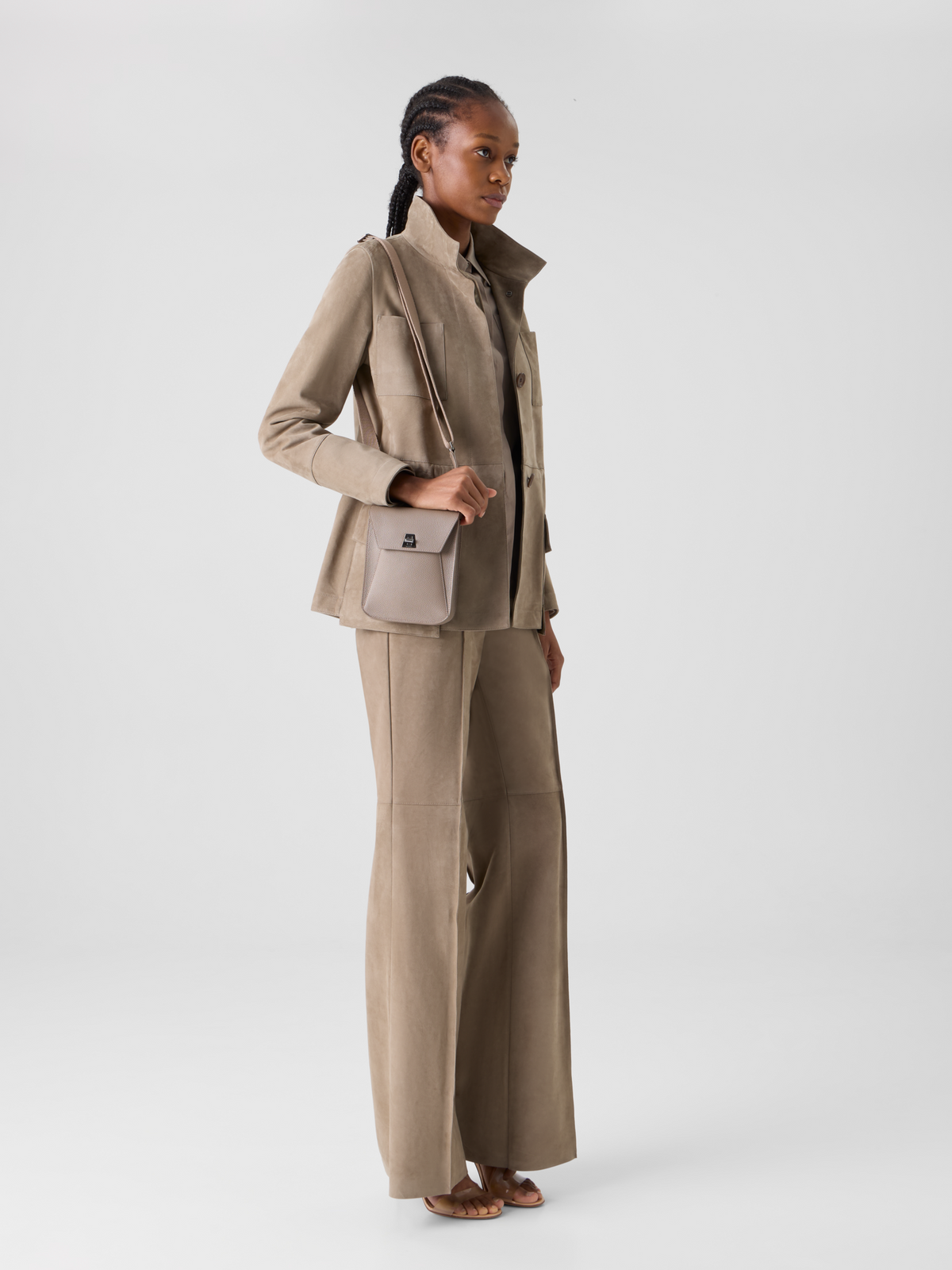 Designer Anouk Mini Messenger Bag - blue