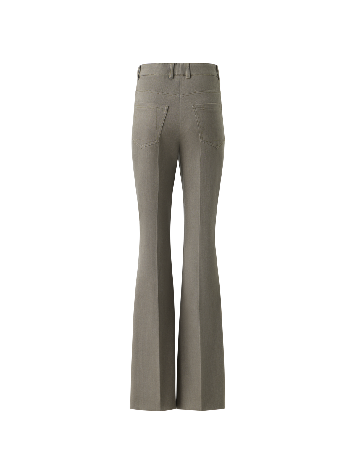 Designer Farid Bootcut Cotton Denim Pants - beige