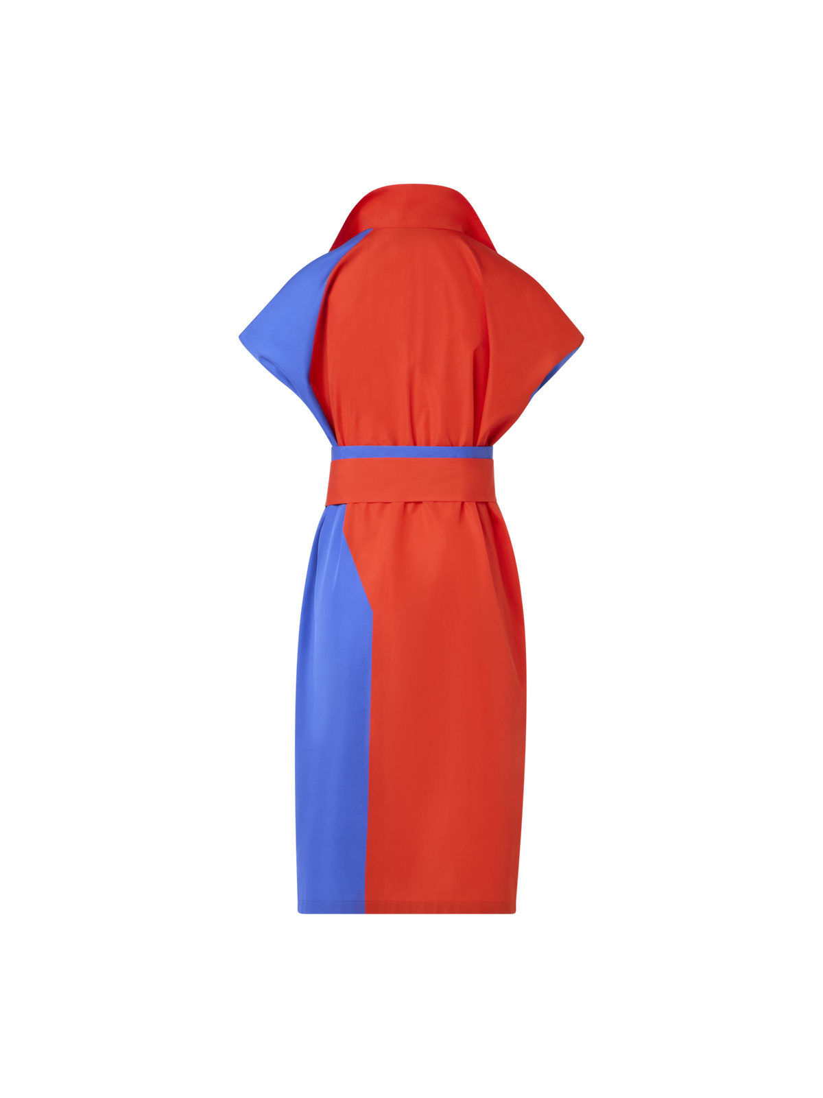 Designer Cotton Shirt Dress with High Plains Print - multicolor