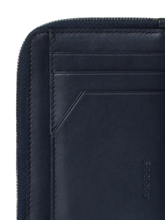 Designer Small Wallet with St. Gallen Map Print - blue - multicolor