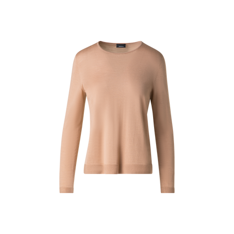 Seamless Cashmere and Silk Sweater