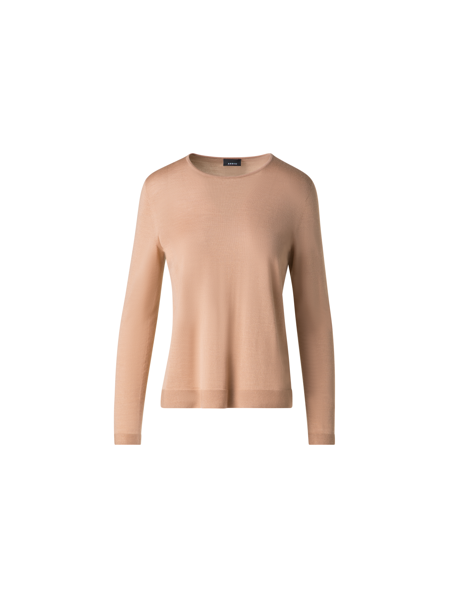 Designer Seamless Cashmere and Silk Sweater - neutral - beige