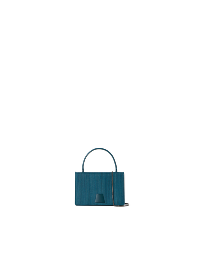 Designer Alice Mini Handle Bag - blue