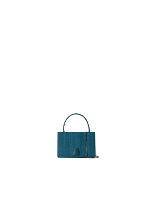 Designer Alice Mini Handle Bag - blue
