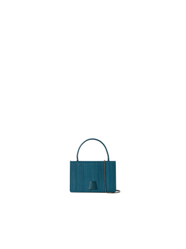 Designer Alice Mini Handle Bag - blue