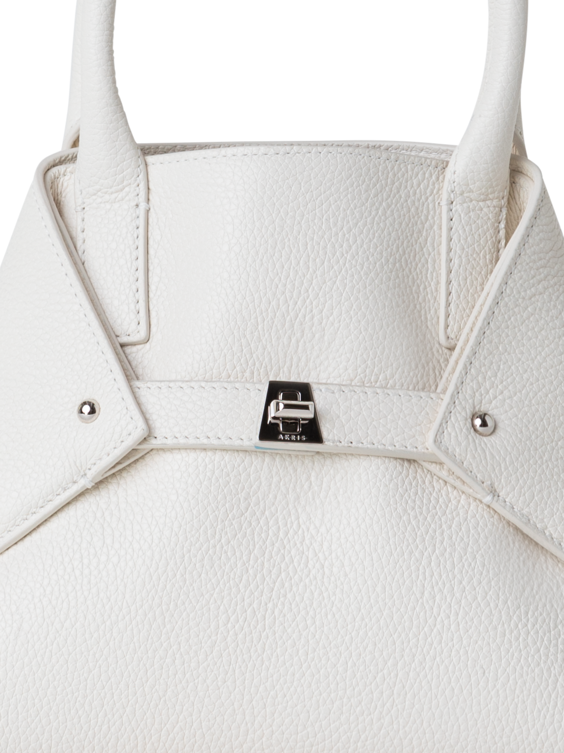 Designer Ai Little Top Handle Tote - neutral - white