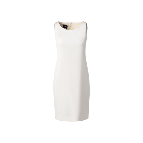 Silk Crêpe Stretch Sheath Dress