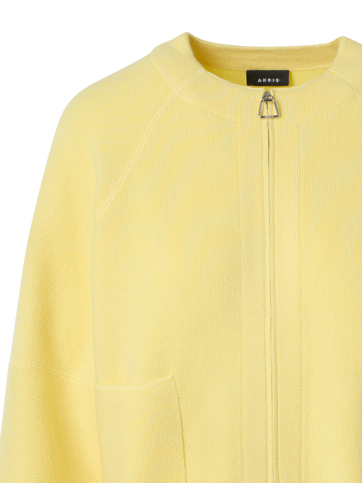 Cashmere Piqué Zip Cardigan – Akris Inc. Cashmere Piqué Zip Cardigan – Akris Inc.