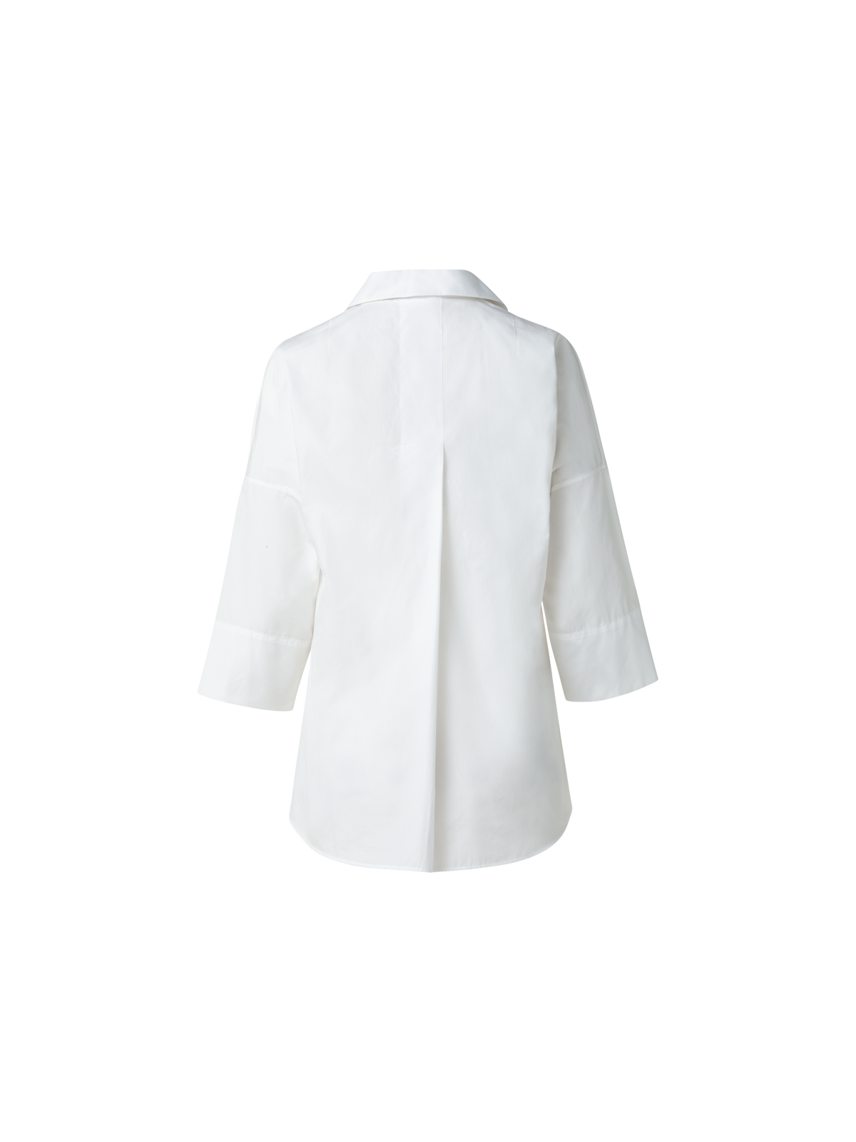 Designer Oversized Shirt with Kimono Sleeves - white