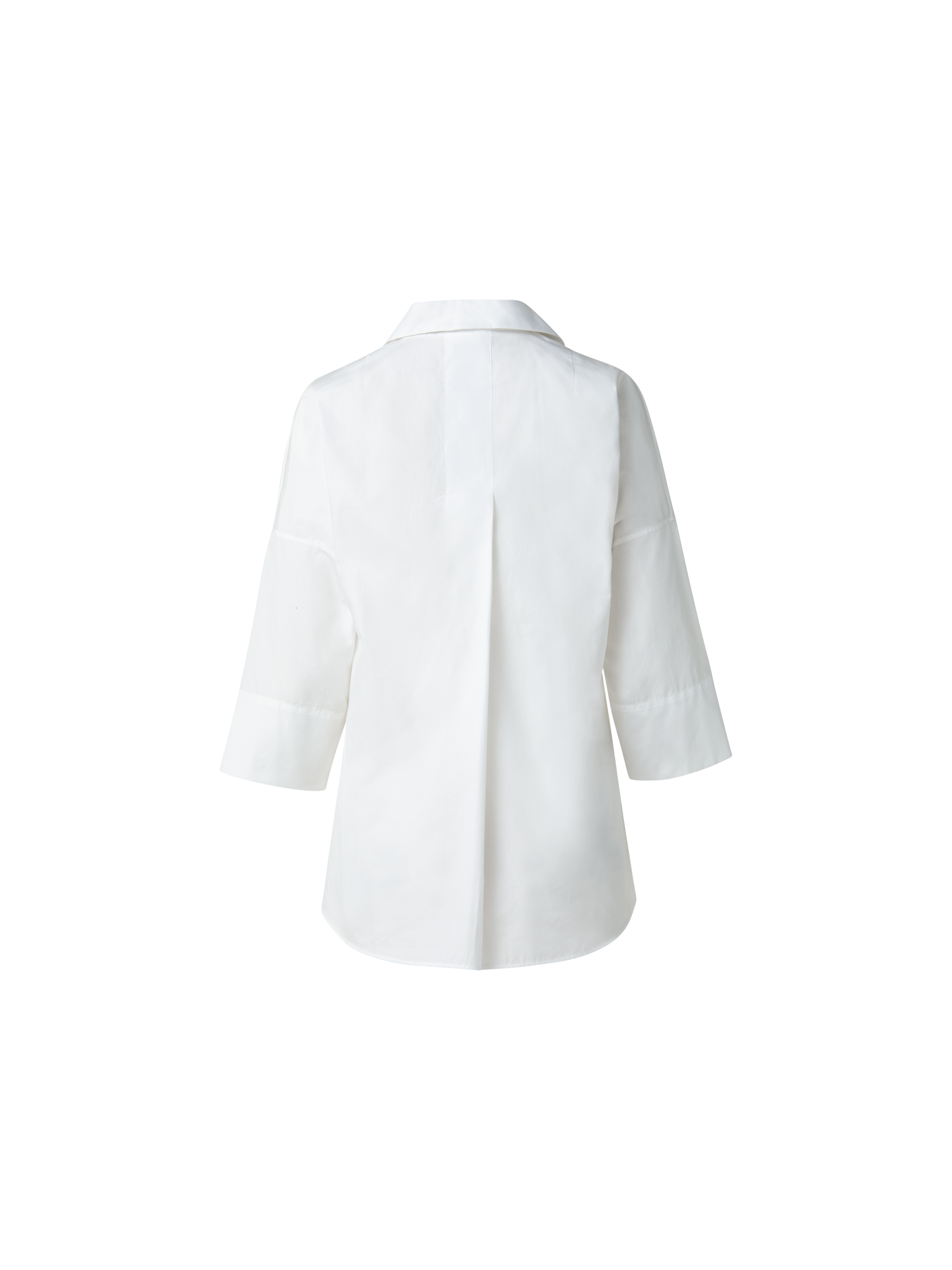 Designer Oversized Shirt with Kimono Sleeves - white