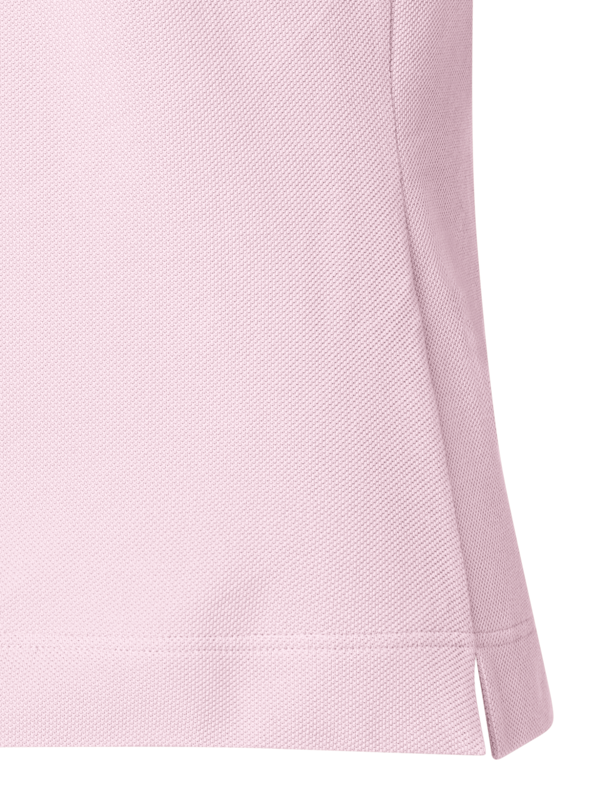 Designer Cotton Knit Polo Shirt - pastel - pink