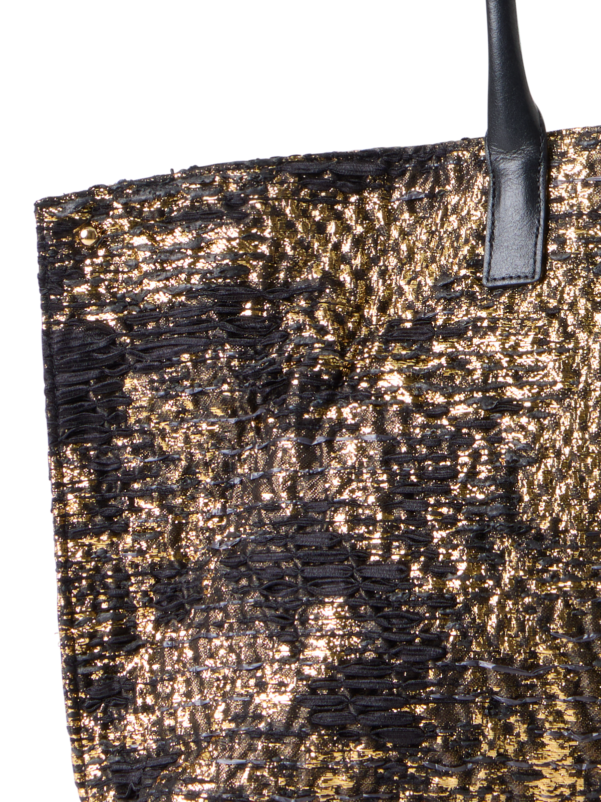 Designer Ai Small Top Handle Tote - multicolor - gold