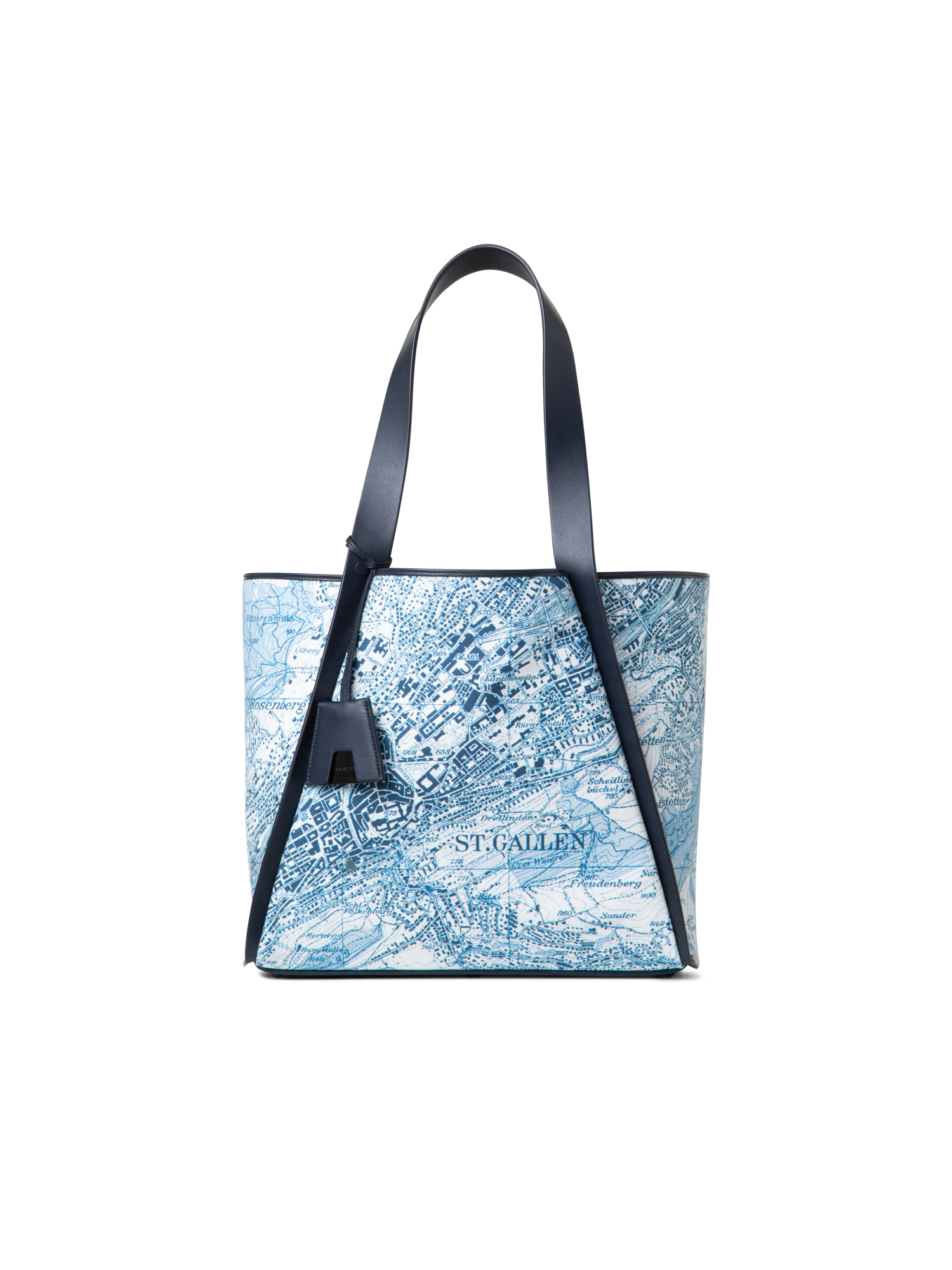 Designer Alex Medium Tote - blue - multicolor