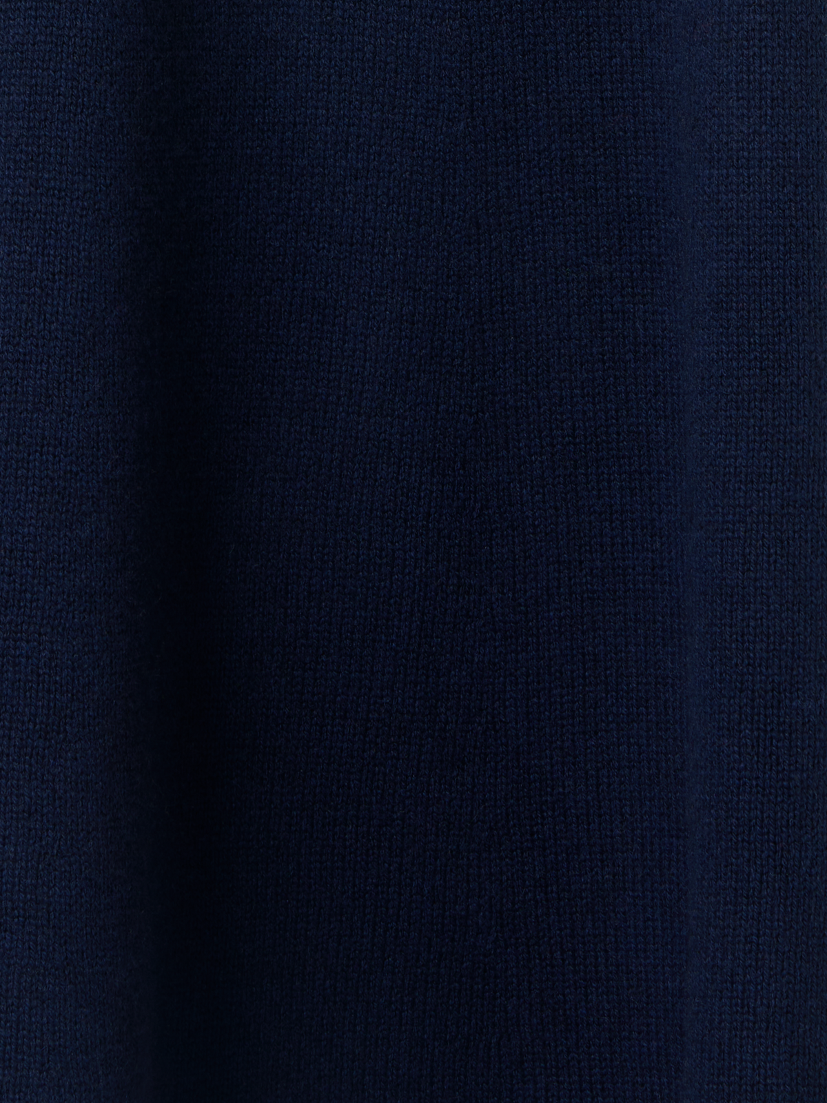 Designer Chunky Yak Knit Midi Skirt - navy