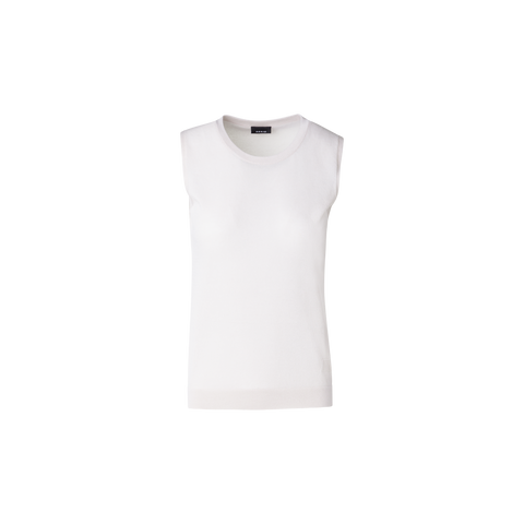 Knit Top in Semi-Sheer Stretch Cotton