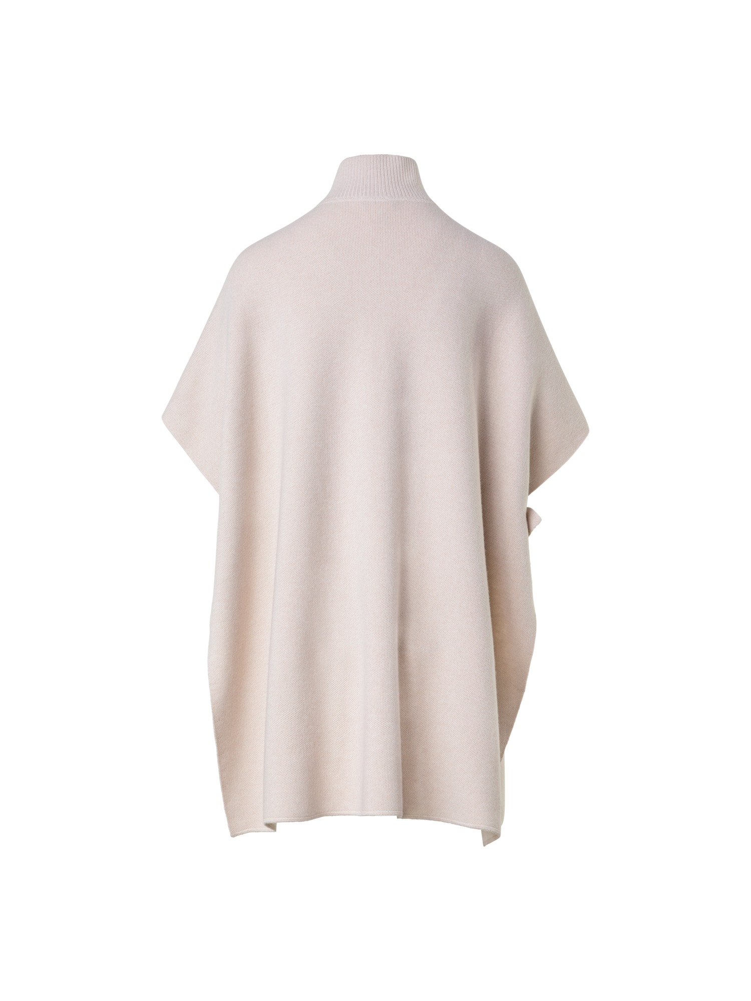 Designer Cape in 100% Cashmere Piqué - beige