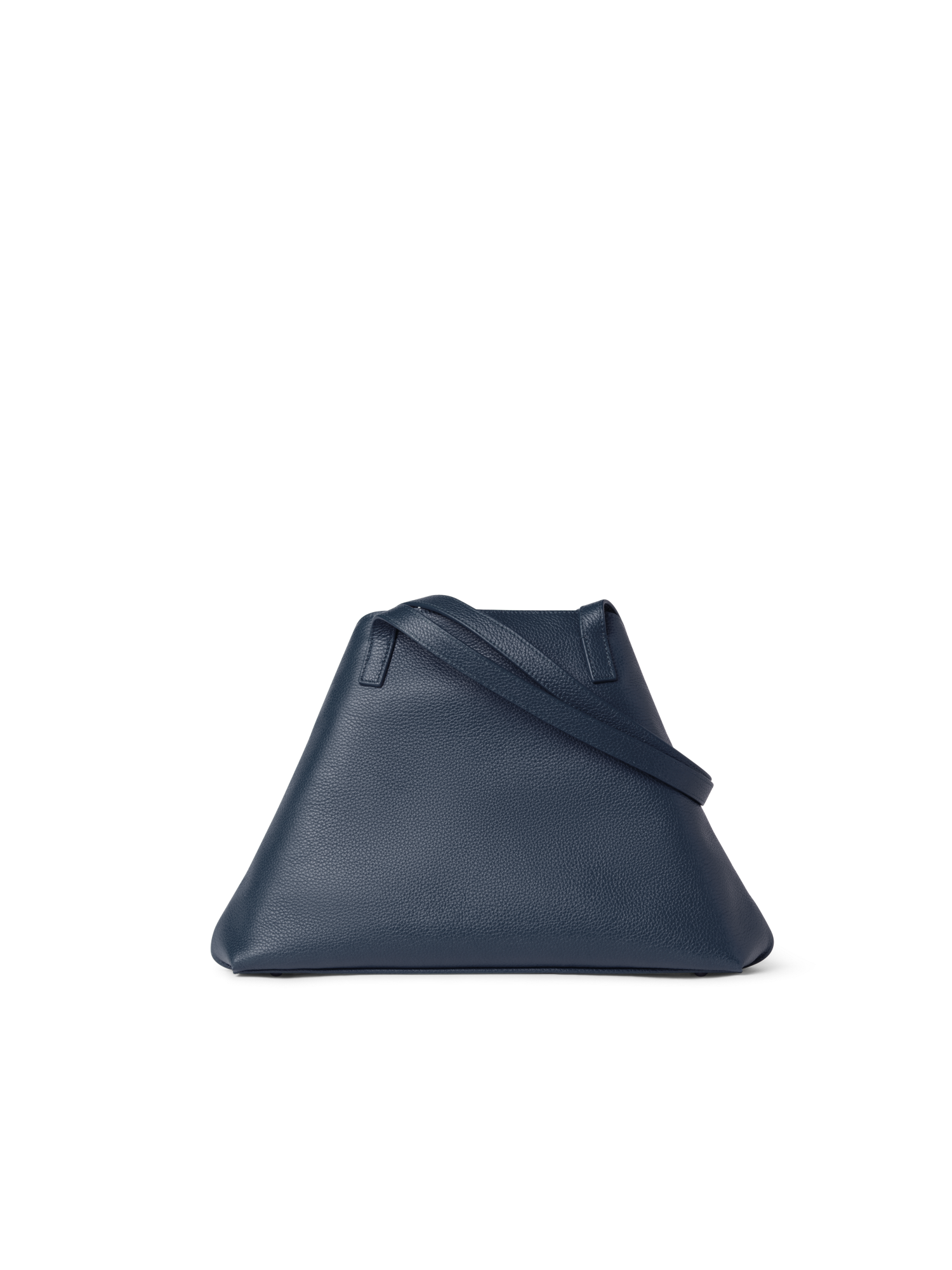 Designer Ai Small Shoulder Tote - navy - blue