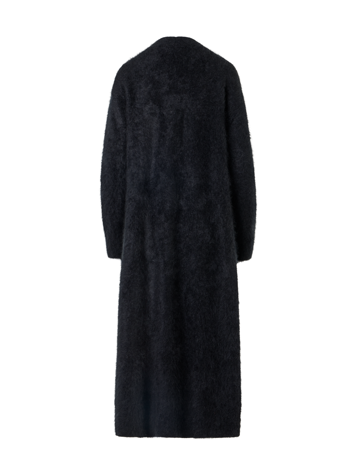 Designer Cloud Cashmere Maxi Knit Coat - grey