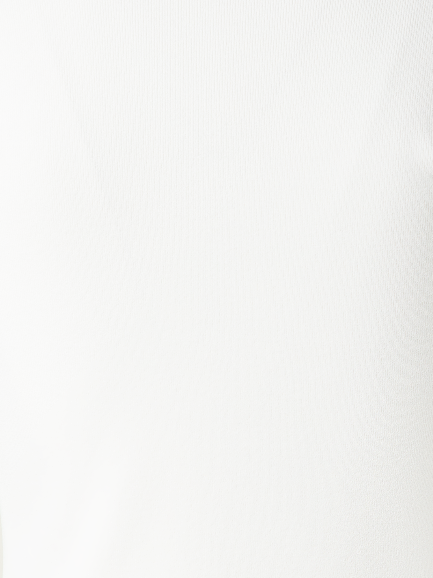 Designer Cropped Long Sleeves Knit Top in Viscose - neutral - white