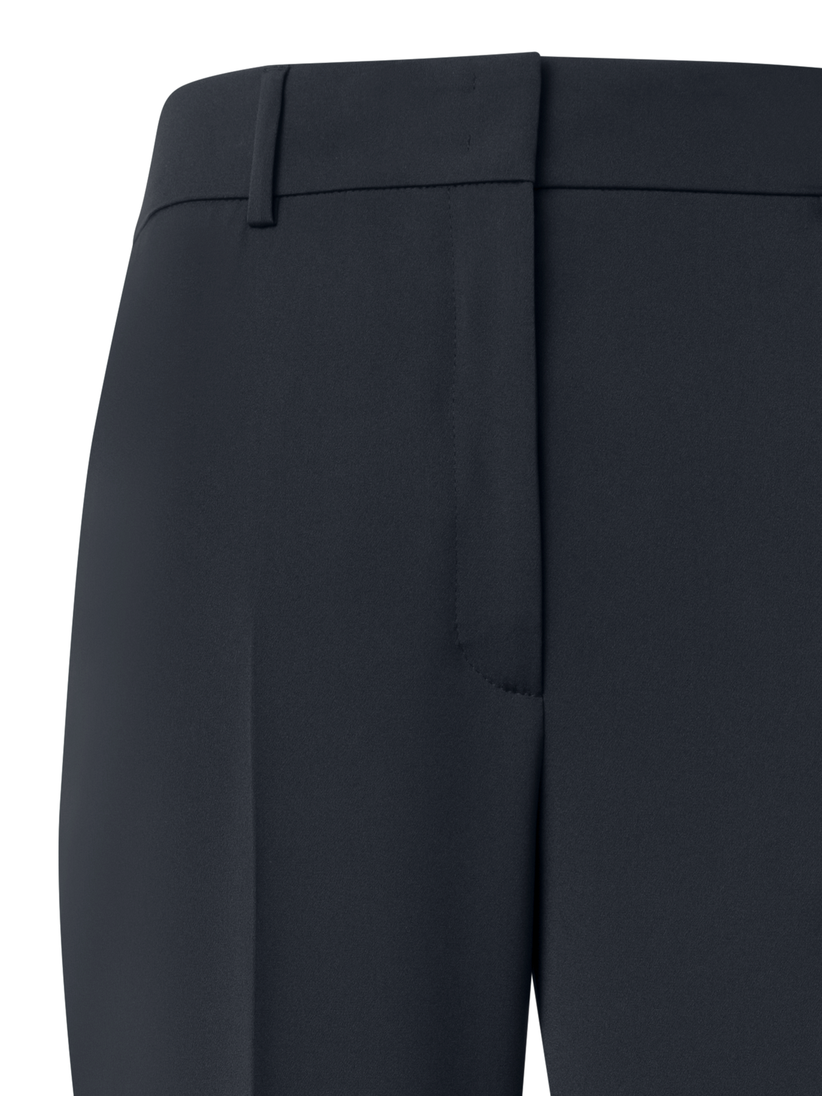 Designer Wide Straight Silk Pants - black - neutral