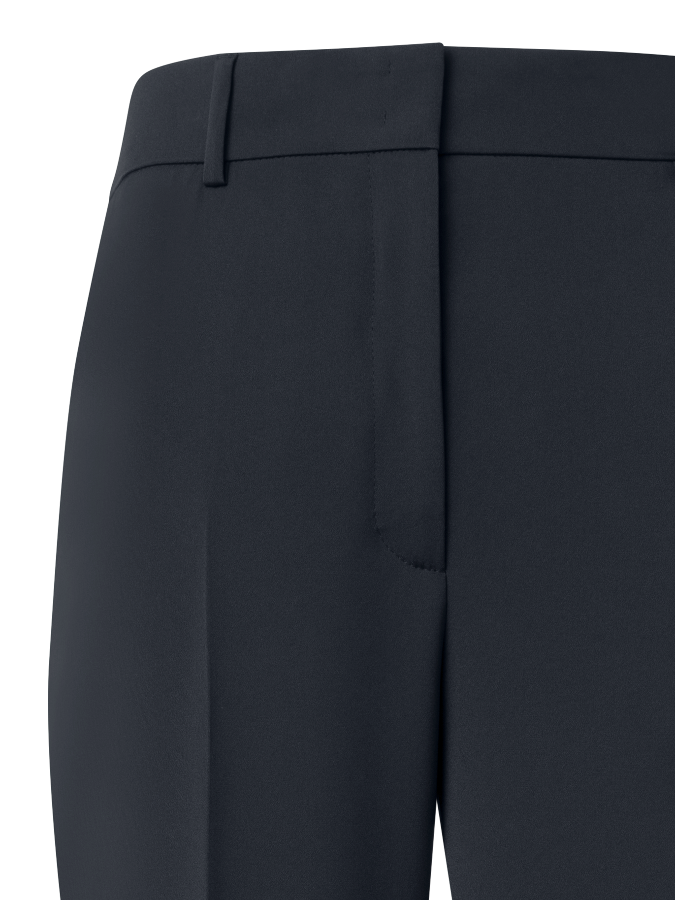 Designer Wide Straight Silk Pants - black - neutral