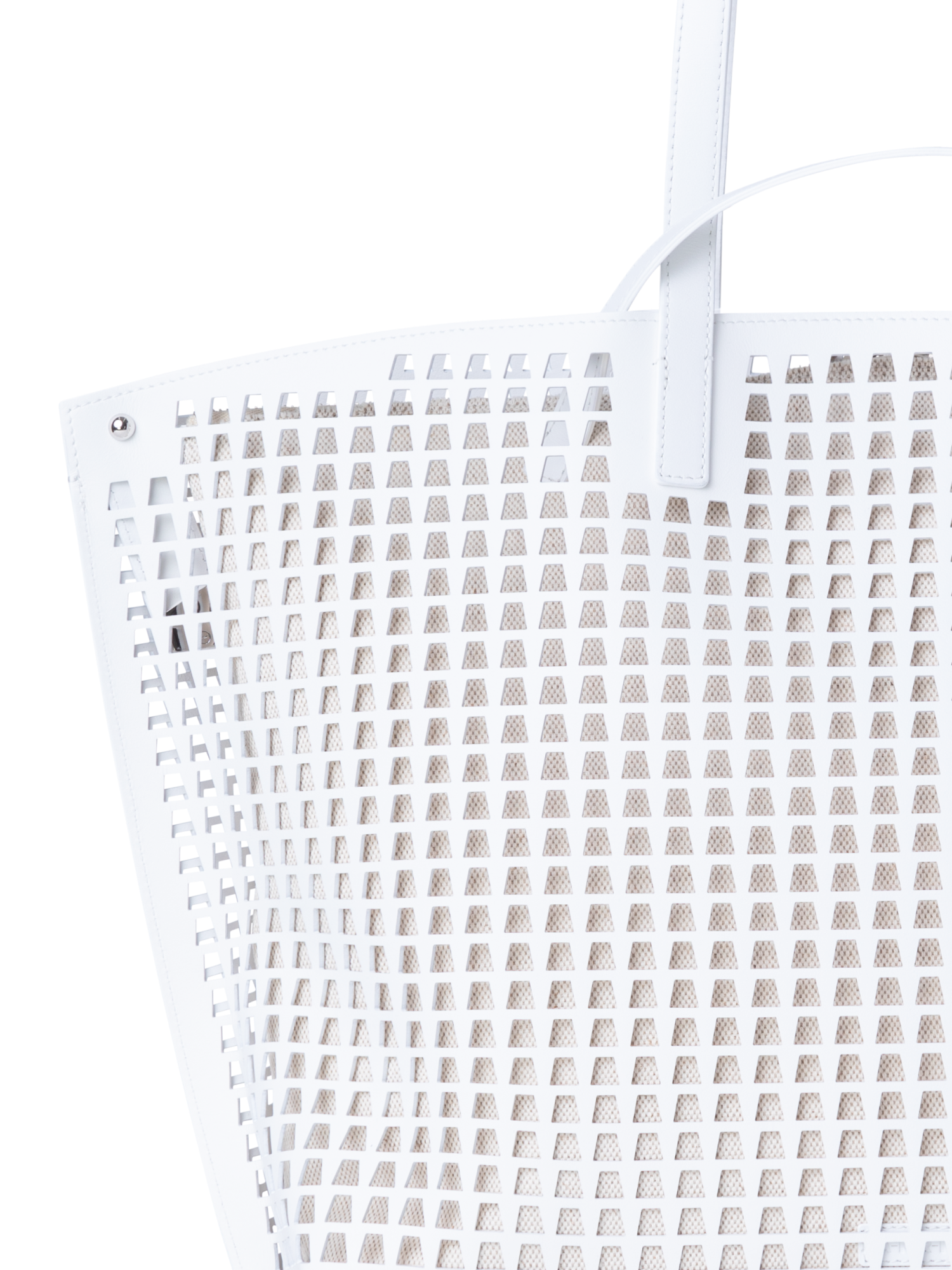 Designer Ai Medium Shoulder Tote - neutral - white