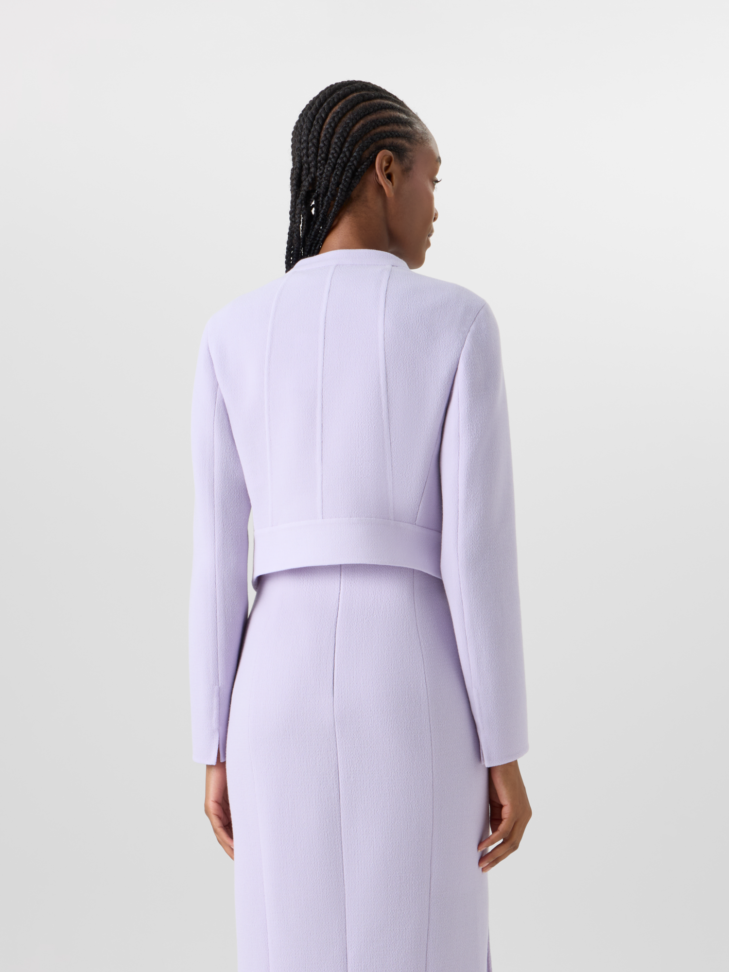 Designer Hynora Jacket in Wool-Crêpe Double-Face - pastel 