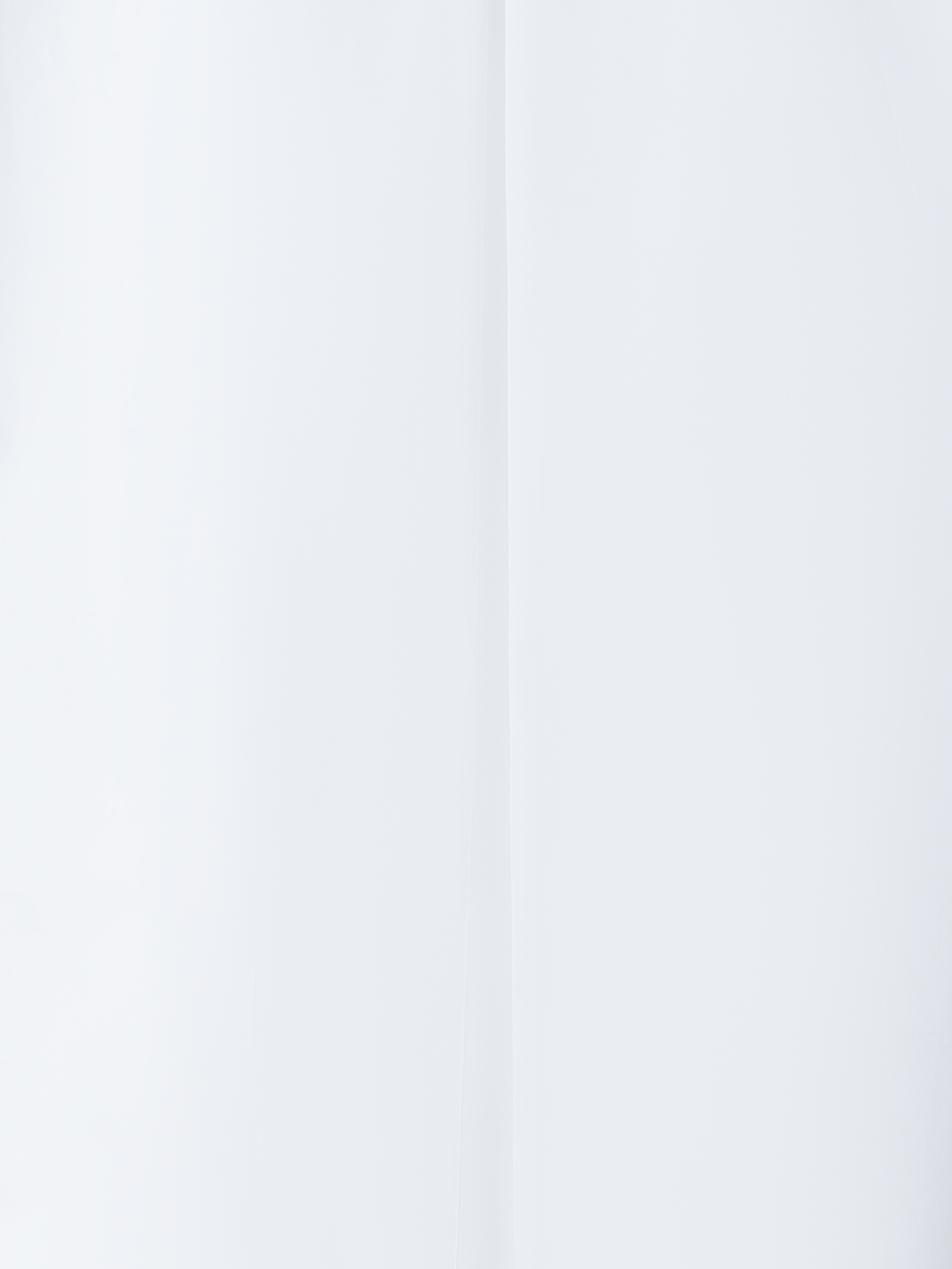 Designer Oversized Shirt in Pleated Cotton Voile  - neutral - white