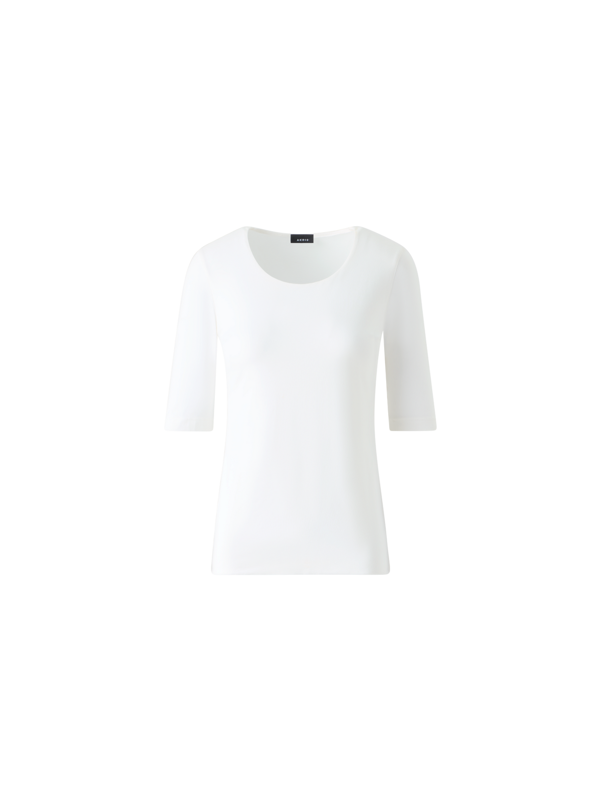 Designer T-Shirt from Cotton Jersey Stretch - white